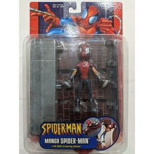 SPIDER-MAN Classics MANGA SPIDER-MAN WALL CRAWLING 2002 ToyBiz Marvel Legends